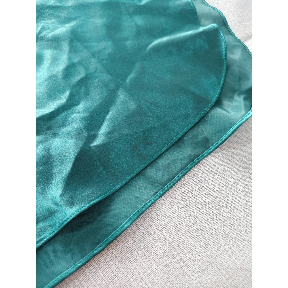 Vtg Y2K Erika Taylor Women's Intimates Slip Dress Nightgown Sz 1X Floral Emerald - Picture 9 of 11